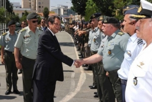 Πρόεδρος: Νέο αναβαθμισμένο ρόλο για προστασία των κυριαρχικών δικαιωμάτων της Κύπρου έχει η Εθνική Φρουρά
